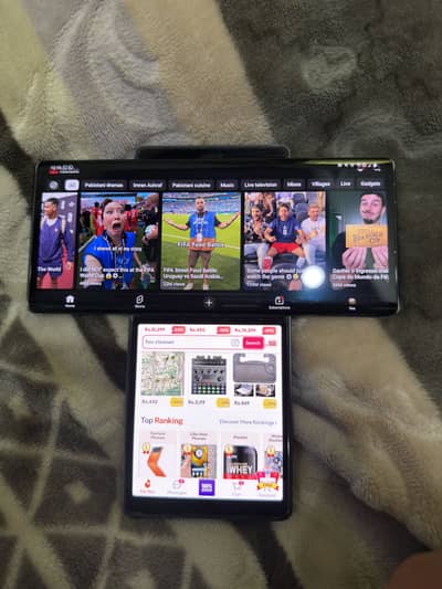 Lg wing 5g rotateable dual screen 256 gb fold mobile phone for sale