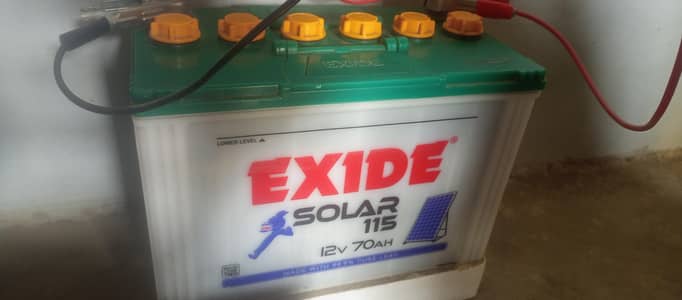 Exide battery 115 model 70AH