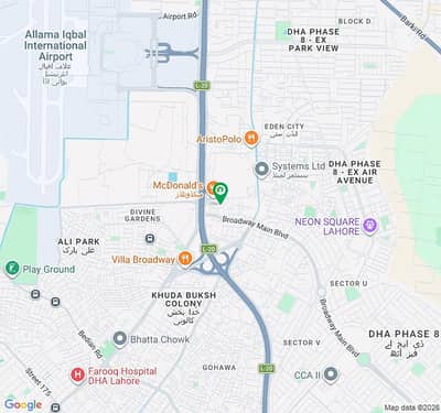 CORNER 8 MARLA PLOT NEAR TO PARKING MARLA DHA LAHORE