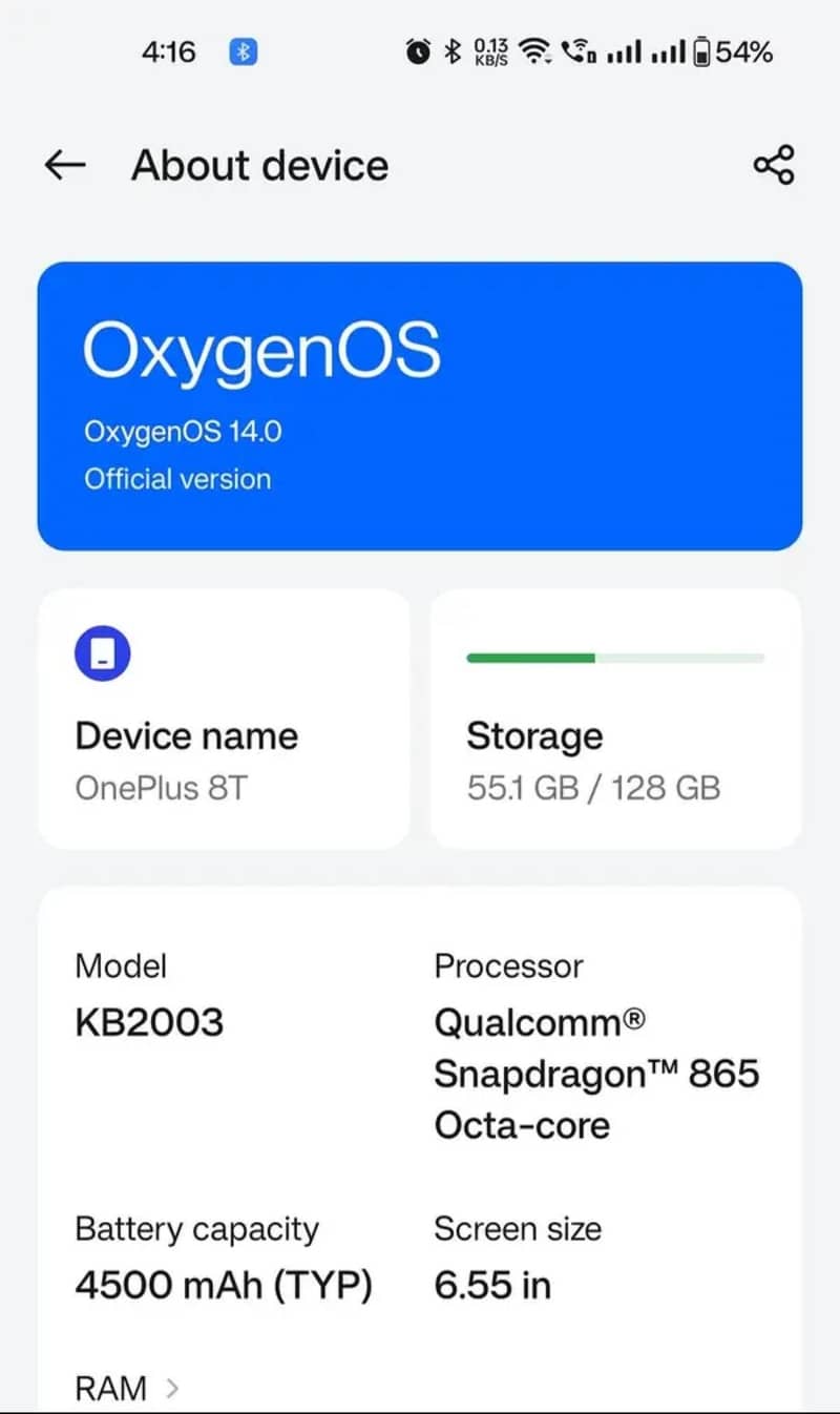 One Plus 8T 2