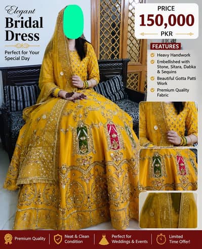 Designer bridal dress/ like new