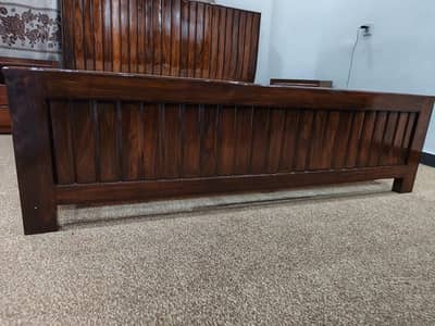 King Size solid wood brand new condition bilkul use nhi hwa