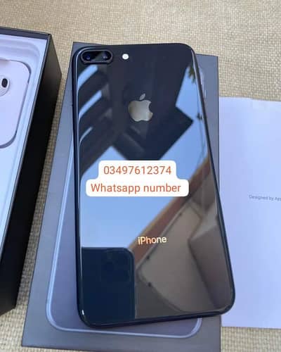 iPhone 8 Plus 256GB full box argent for sale