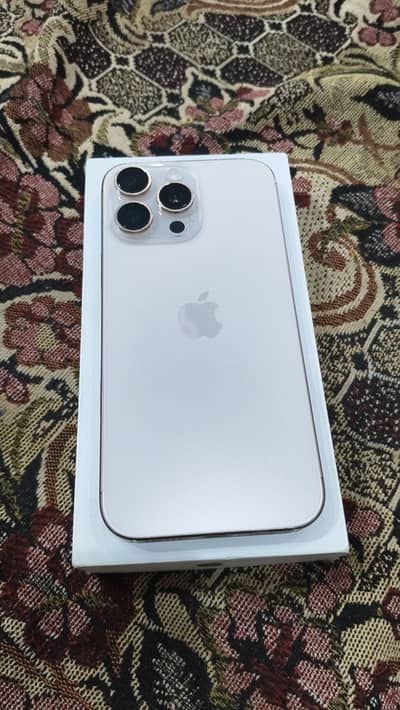 Apple iphone 16 pro max 256gb Complete Box - Exchange Possible