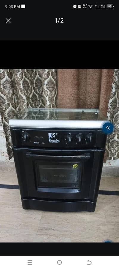 Esquire Cooking Range with 3 Burner for sale