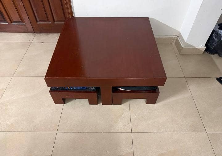 Table with stools 0