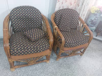cane sofa set