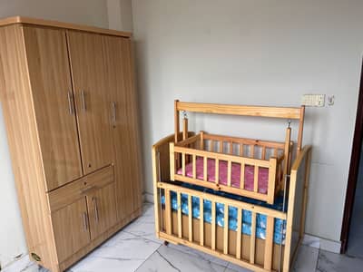 Cupboard & wooden kids swings