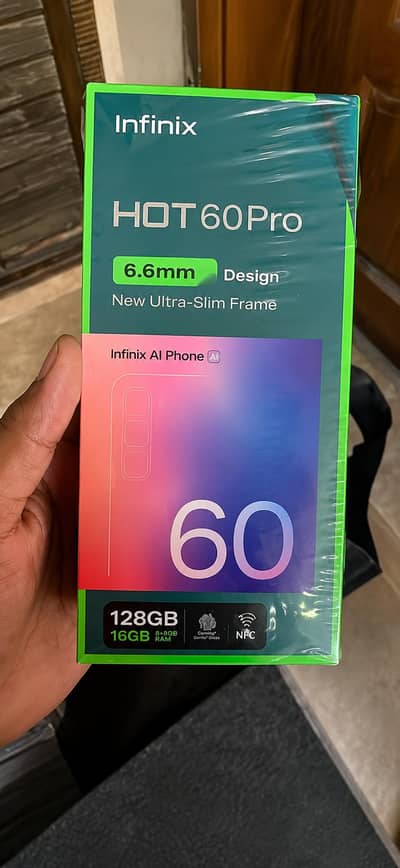 Infinix Hot 60 pro 16-256 Box Pack brand new Sale