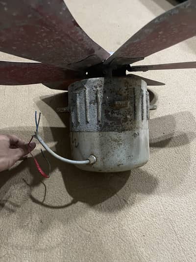 Lahori cooler motor with 6 blade metal fan