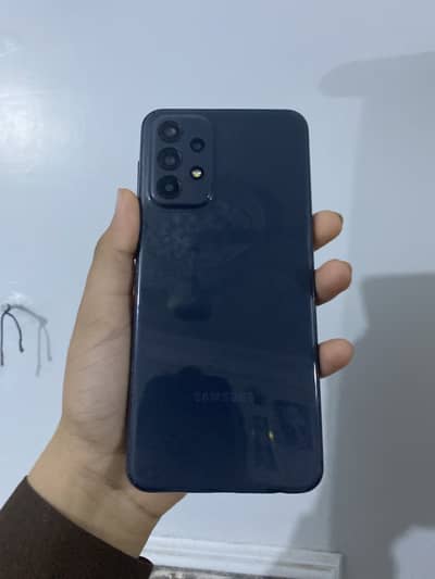 Samsung Mobile A23 with box and cover