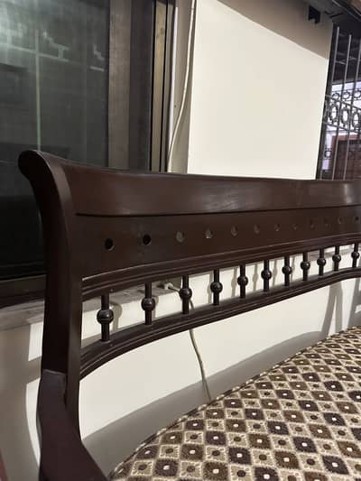Pure wooden sofa
