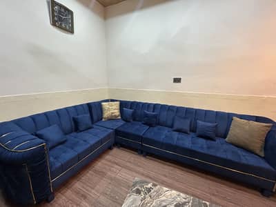 L shape sofa set