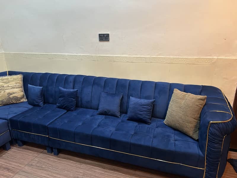 L shape sofa set 1