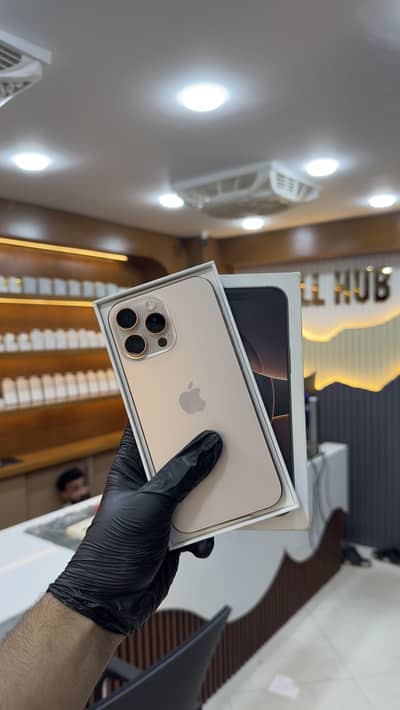 iPhone 16 Pro Max 256GB Non PTA sim lock with genuine box