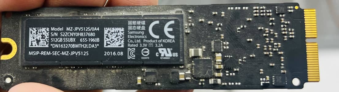 Mac Storage 512GB