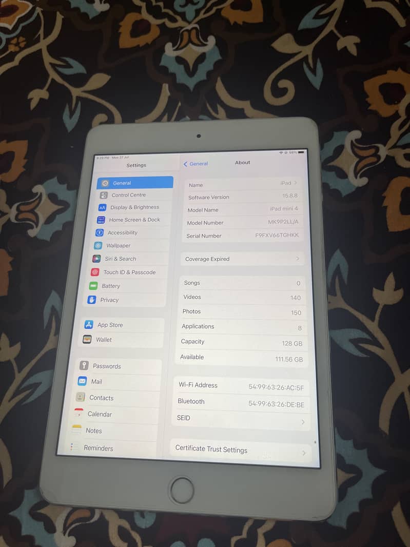 iPad mini4 2
