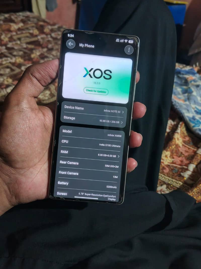 Infinix note 50 4