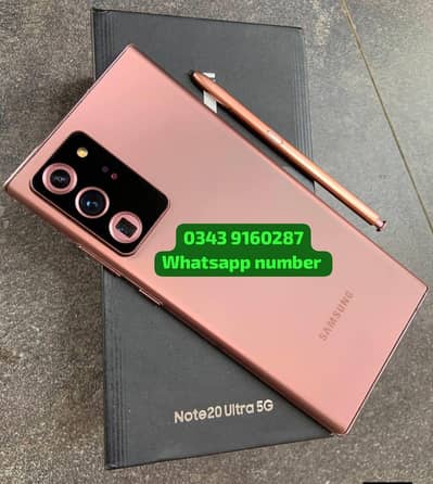 Samsung Mobile Note 20 Ultra pta approved 12/256gb Good Condition