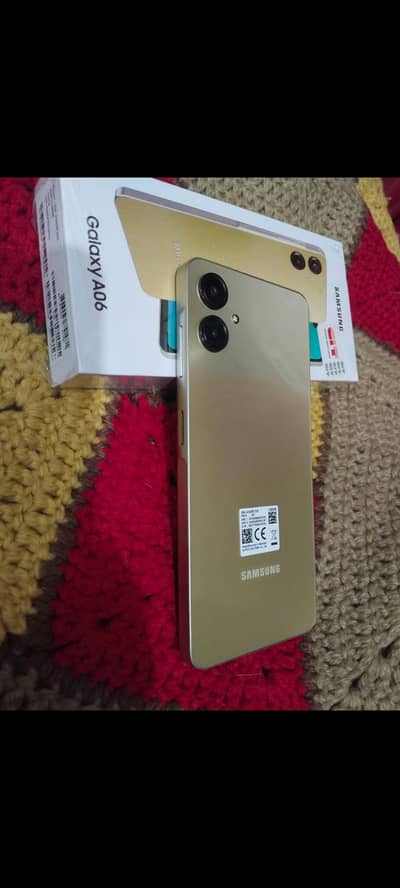 Samsung Galaxy A06 Gold 4GB RAM our 128GB Storg Cmplt Box Urgent Sale