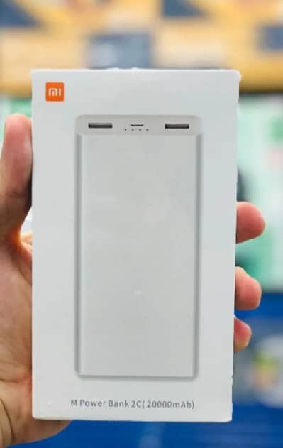 Mi Power Bank 2c 20000 mAh- Original_2 USB ports- Fast Charging