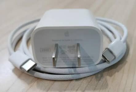 IPhone charger 16 pro max 20w with cable 100% original