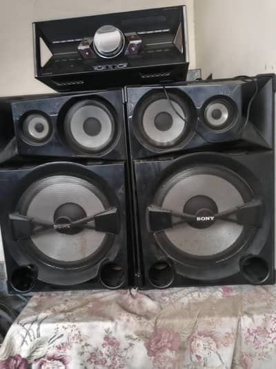 heavy sound speakers. . . it's used be  once. . . .