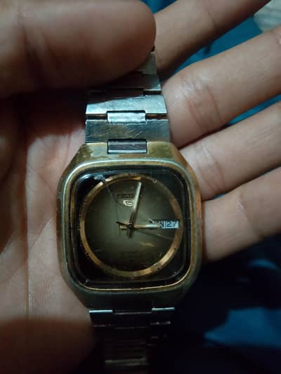vintage seiko5 square ta k outomatic 21 jewel  made in Japan 7019 5090