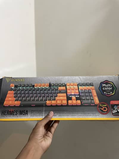 Hermes M5A gaming mechanical keyboard for sale with box