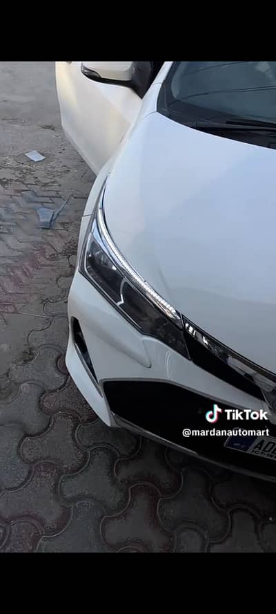 Toyota Corolla headlights DRL eye Audi style