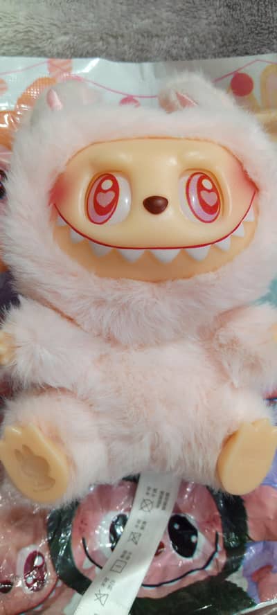 labubu doll pink color