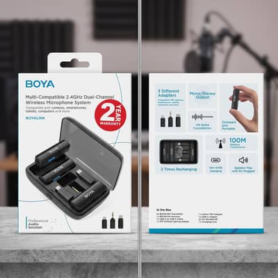 BOYA BOYALINK All in One Wireless Lavalier Microphone ( Mic )