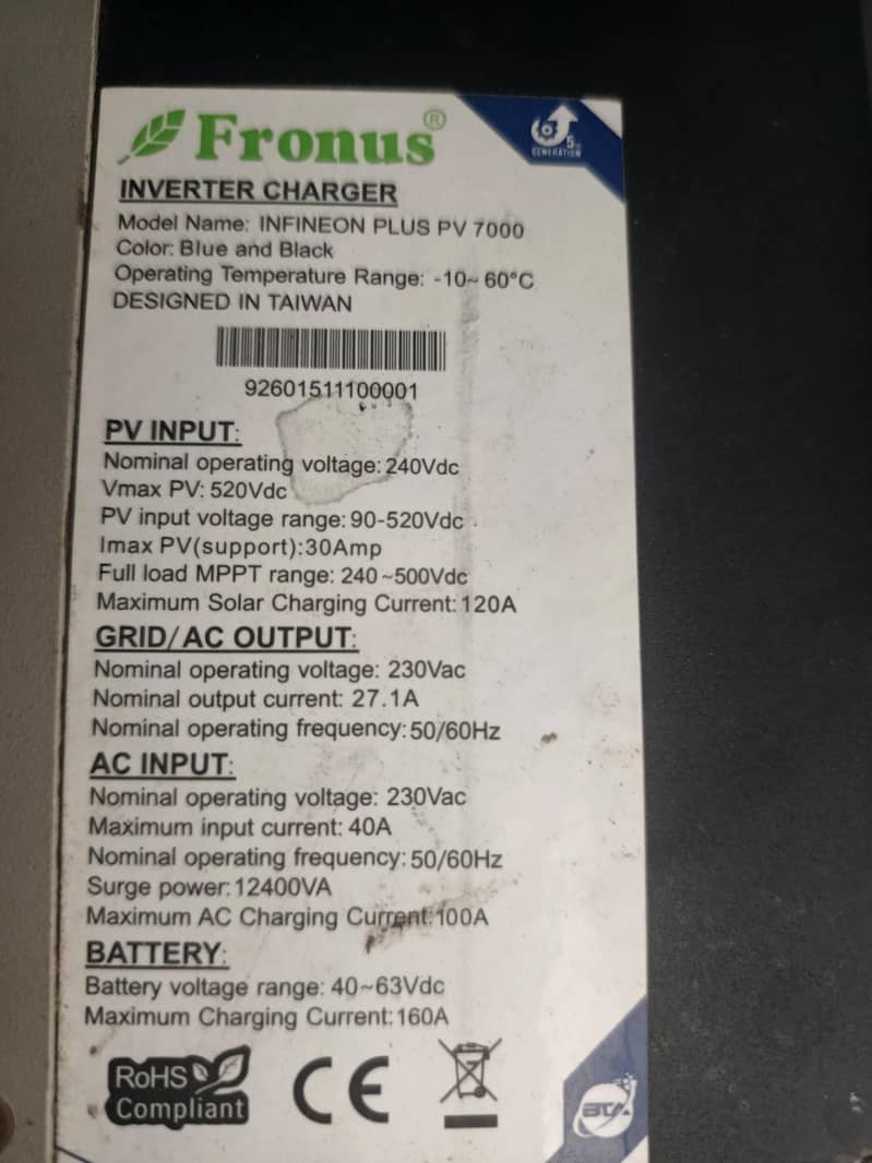 fronus 7000pv 2