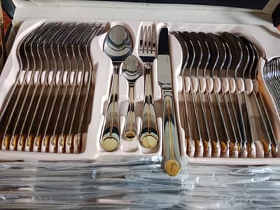 Luxury KND Germany 18/10 Stainless Steel Cutlery Set – 78 Pieces – Br