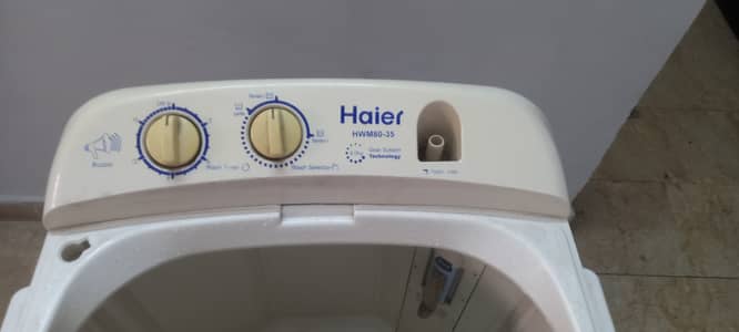Haier washing machine