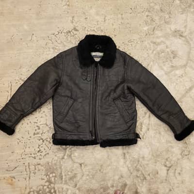 Vintage Walter Davoucci Genuine B-3 Shearling Bomber Jacket