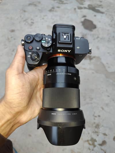 Sony A7IV with sigma  35mm 1.4