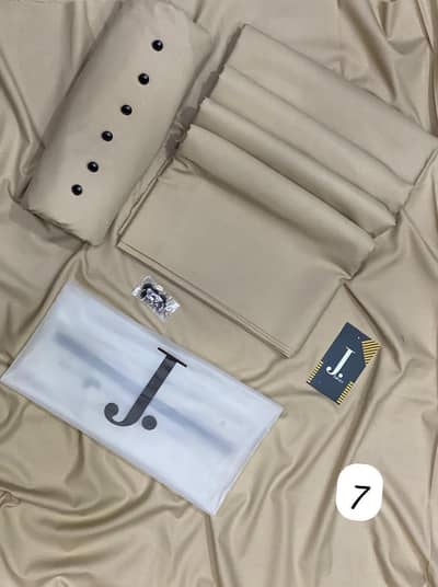 COD Unstitched Wash N wear Premium Quality Men's Suit Branded