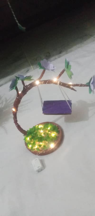 Tree lamp for home decor