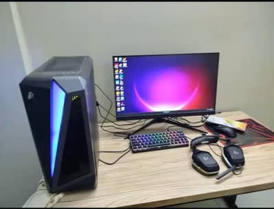 Gaming PC + Monitor | i5 12th gen + RX 7600 | 32GB RAM