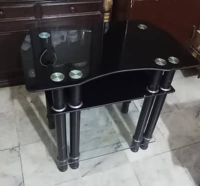 glass Tv table