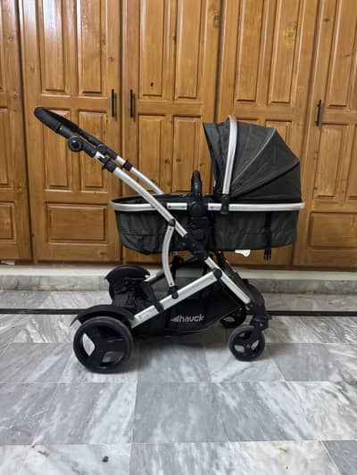 Imported Hauck Germanybranded stroller pram cum Bassinet