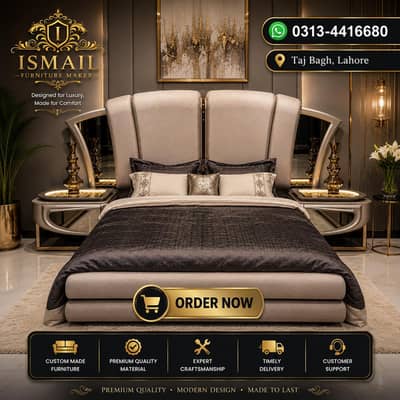 Luxury Mirror Bed By IFM (Ismail Furniture Maker)