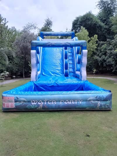 jumping slide water slide