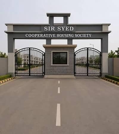 600 Yard Plot For Sale In Sir Syed Society