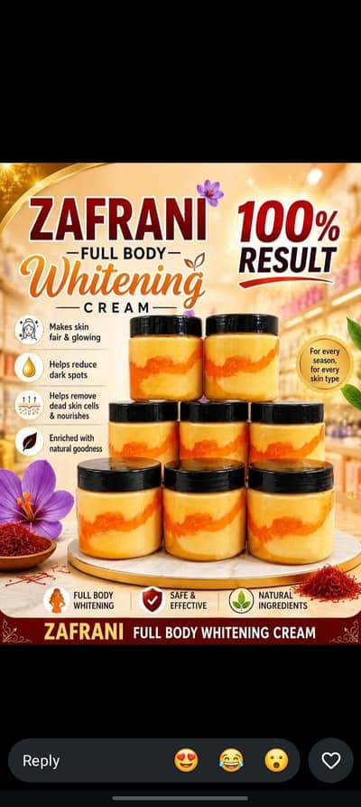 ZAFARANI cream full original