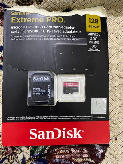 Sandisk extreme pro 128gb micro sd card