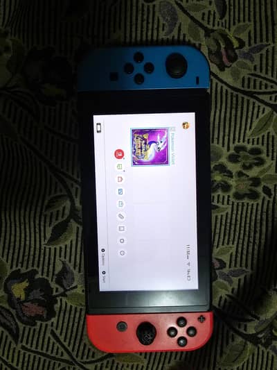 nintendo switch v2 with doc and charger
