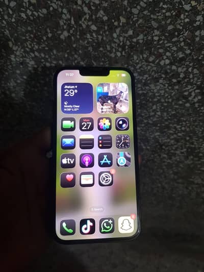 iphone 13 128 gb 10 /10 condition with box cable janioun jv