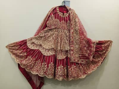 bridal sharara  one time useas urjant sale